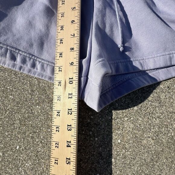 Nike Sportswear Sweat Shorts Womens Small High Rise Light Purple Gym Sports - Picture 3 of 9